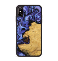 iPhone Xs Max Wood Phone Case - Dave (Purple, 741375)