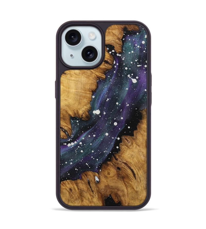 iPhone 15 Wood Phone Case - Vinton (Cosmos, 741376)