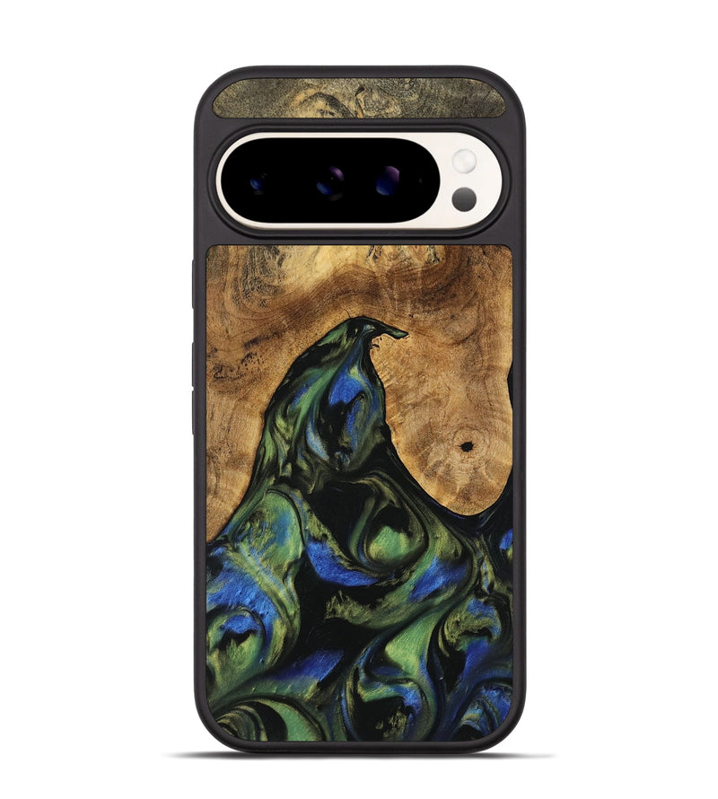 Pixel 9 Pro Wood Phone Case - Cinthia (Green, 741381)