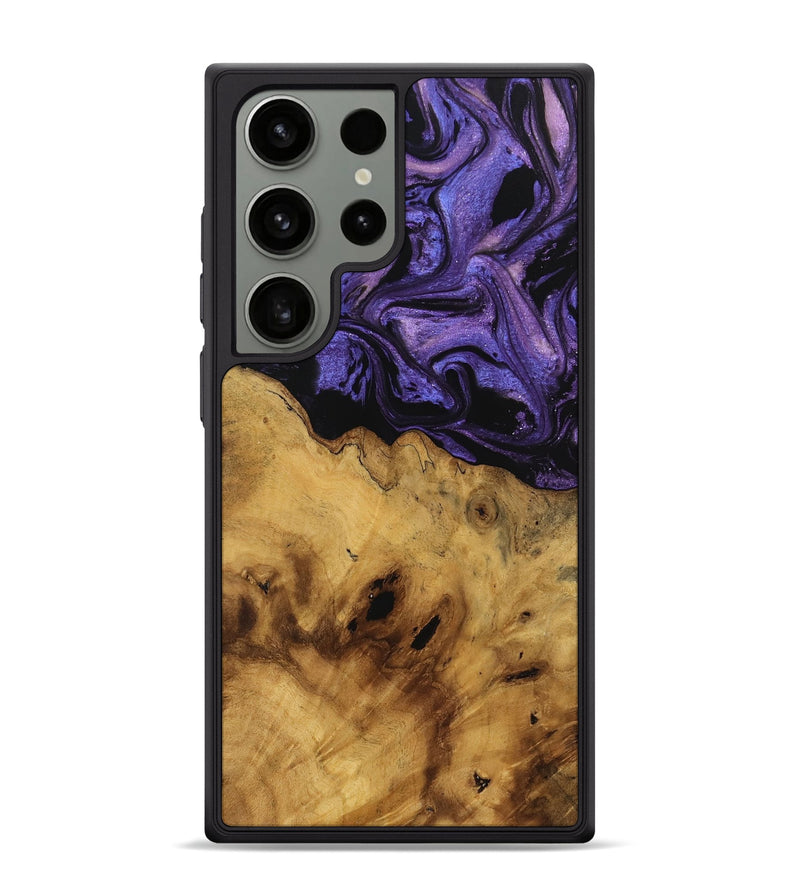 Galaxy S24 Ultra Wood Phone Case - Fabien (Purple, 741384)