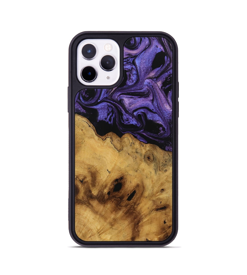 iPhone 11 Pro Wood Phone Case - Fabien (Purple, 741384)