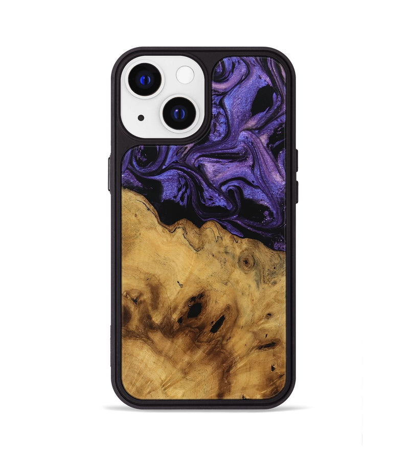 iPhone 13 Wood Phone Case - Fabien (Purple, 741384)