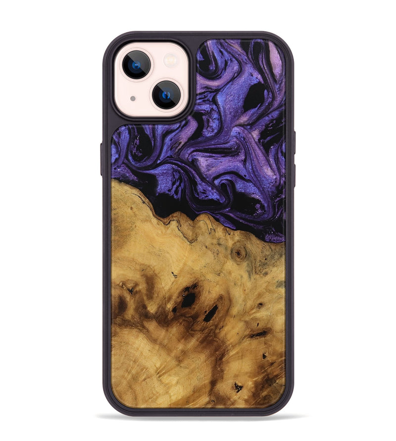 iPhone 14 Plus Wood Phone Case - Fabien (Purple, 741384)