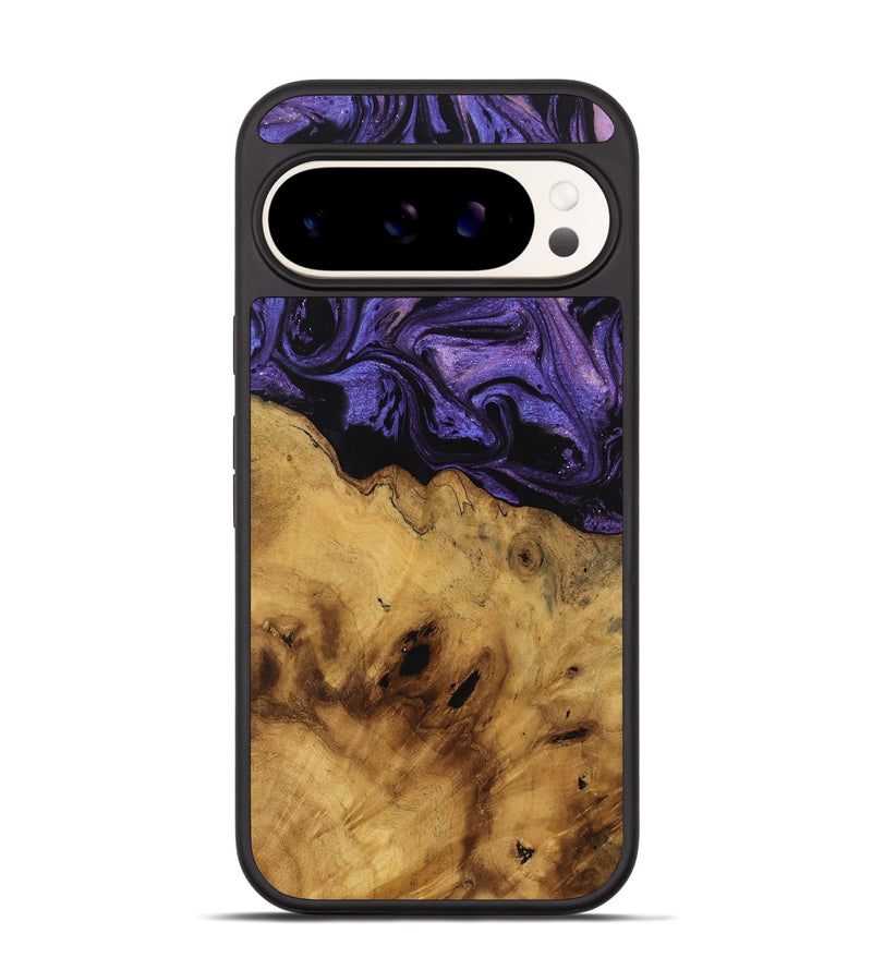 Pixel 9 Pro Wood Phone Case - Fabien (Purple, 741384)