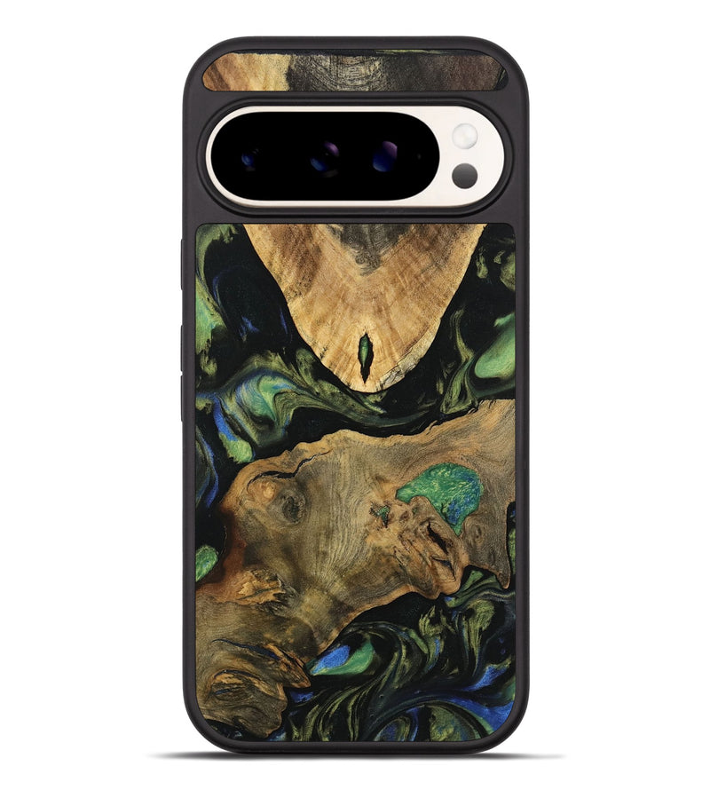 Pixel 9 Pro XL Wood Phone Case - Maso (Green, 741385)