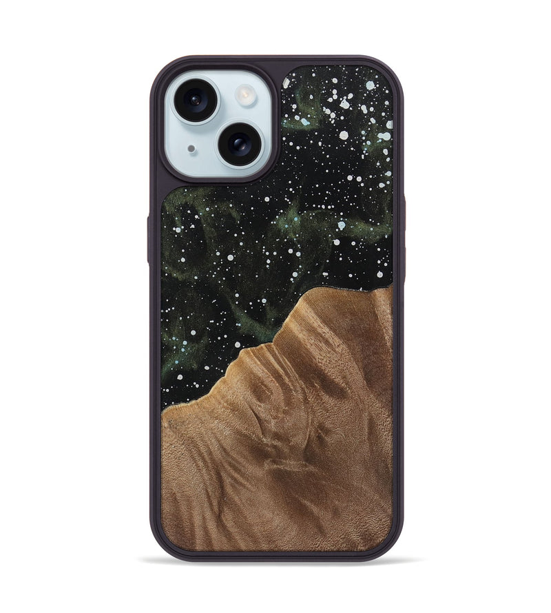 iPhone 15 Wood Phone Case - Cathey (Cosmos, 741390)