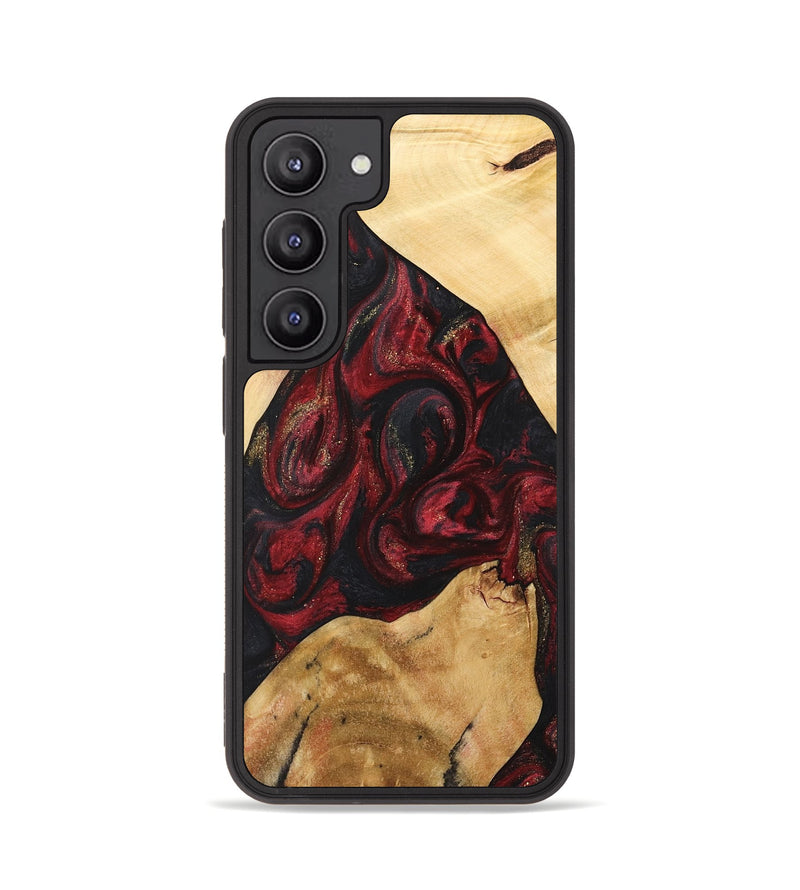 Galaxy S23 Wood Phone Case - Farouk (Red, 741399)