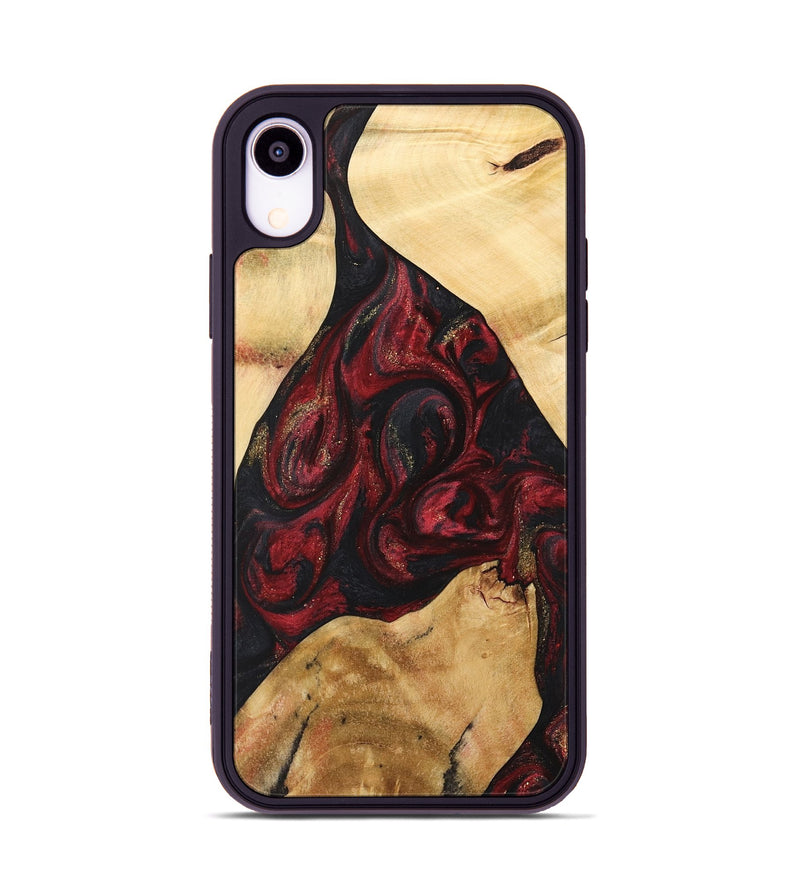 iPhone Xr Wood Phone Case - Farouk (Red, 741399)