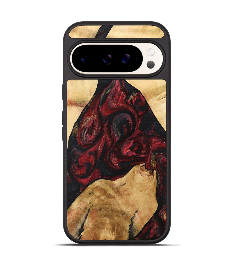 Pixel 9 Pro Wood Phone Case - Farouk (Red, 741399)