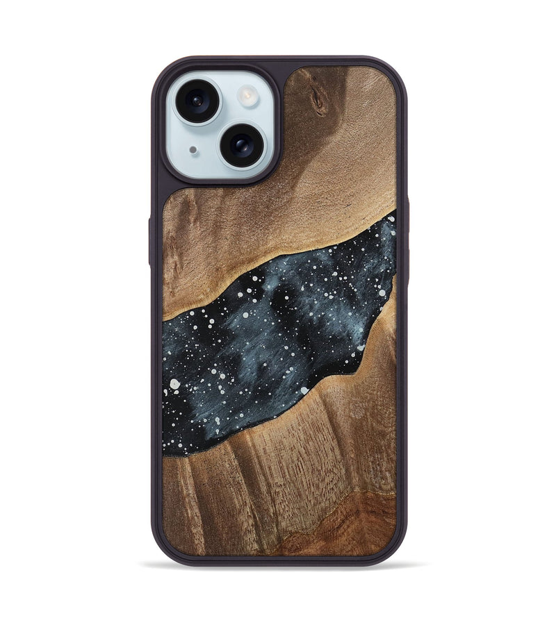 iPhone 15 Wood Phone Case - Lorene (Cosmos, 741400)