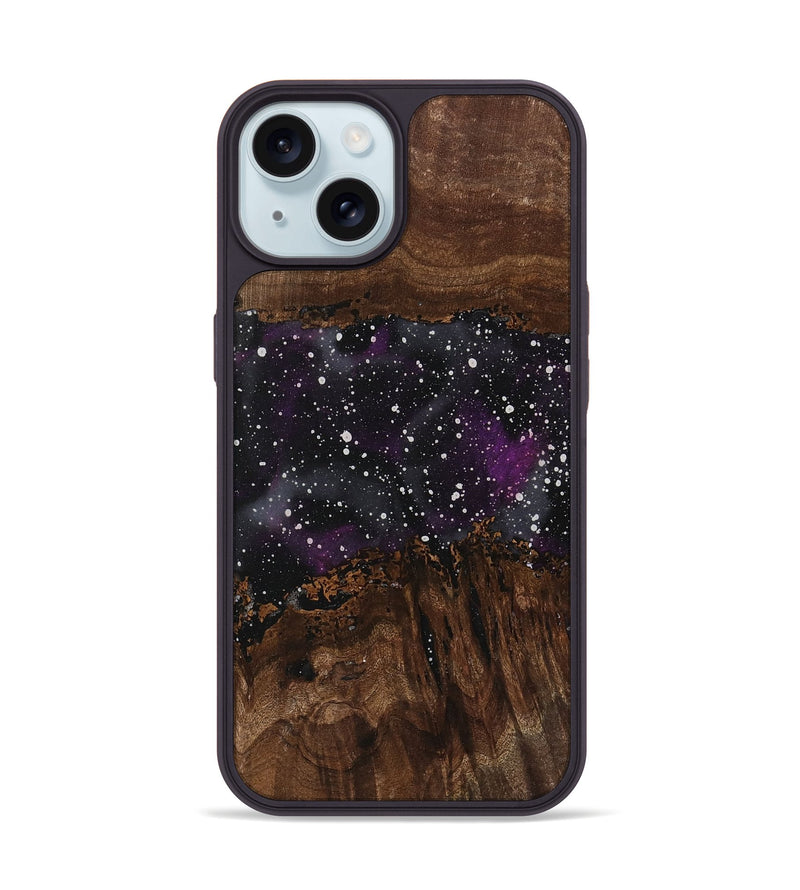 iPhone 15 Wood Phone Case - Blaire (Cosmos, 741401)