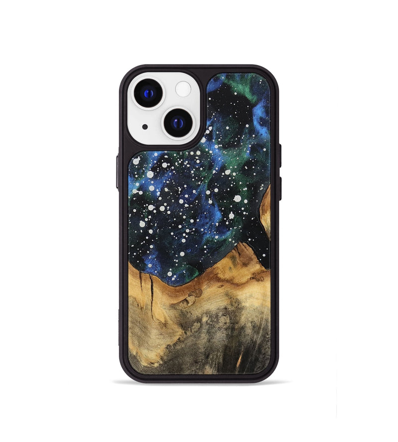 iPhone 13 mini Wood Phone Case - Line (Cosmos, 741404)