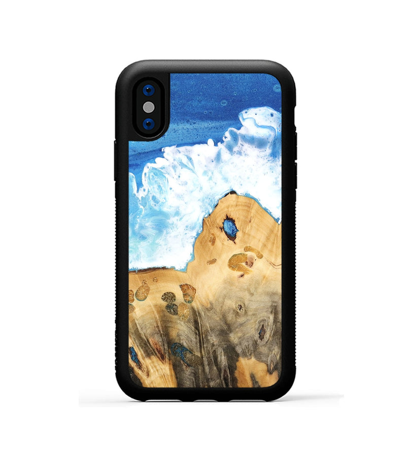 iPhone Xs Wood Phone Case - Mariska (Coastal, 741407)