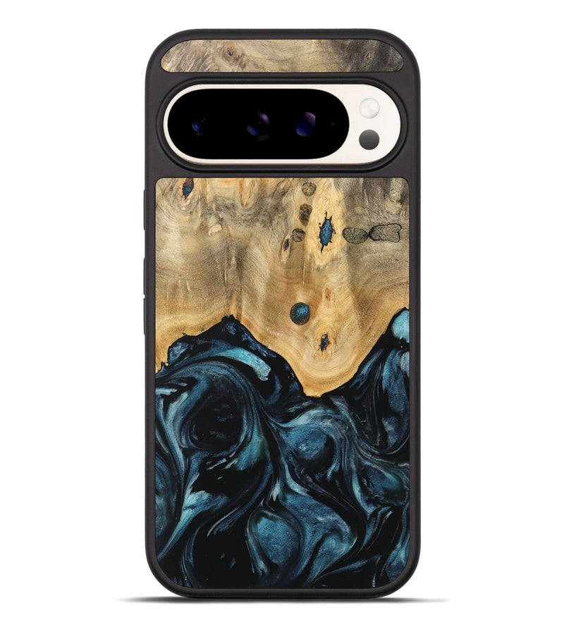 Pixel 9 Pro XL Wood Phone Case - Ruchel (Blue, 741411)