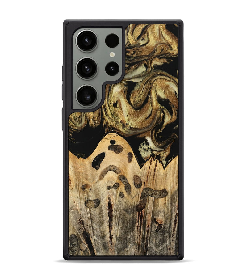 Galaxy S24 Ultra Wood Phone Case - Kamal (Black & White, 741417)