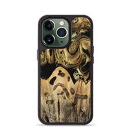 iPhone 13 Pro Wood Phone Case - Kamal (Black & White, 741417)