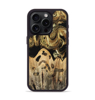 iPhone 15 Pro Wood Phone Case - Kamal (Black & White, 741417)