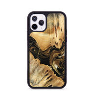 iPhone 11 Pro Wood Phone Case - Kaylin (Black & White, 741418)