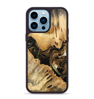 iPhone 14 Pro Max Wood Phone Case - Kaylin (Black & White, 741418)