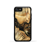 iPhone SE Wood Phone Case - Kaylin (Black & White, 741418)