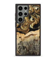 Galaxy S23 Ultra Wood Phone Case - Collen (Black & White, 741420)