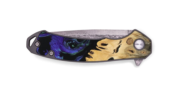 EDC Wood Pocket Knife - Giza (Purple, 741422)