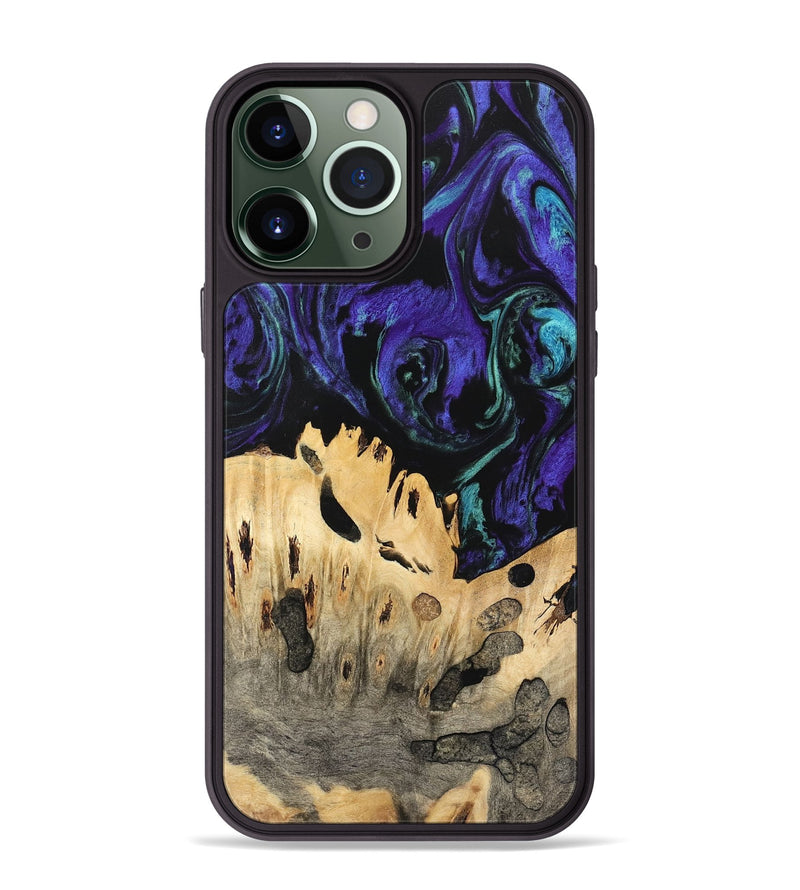 iPhone 13 Pro Max Wood Phone Case - Giza (Purple, 741422)