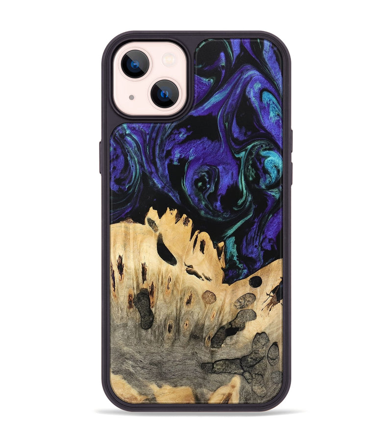 iPhone 14 Plus Wood Phone Case - Giza (Purple, 741422)