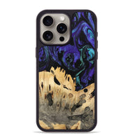 iPhone 15 Pro Max Wood Phone Case - Giza (Purple, 741422)