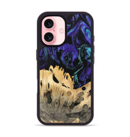 iPhone 16 Wood Phone Case - Giza (Purple, 741422)