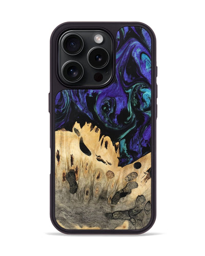 iPhone 16 Pro Wood Phone Case - Giza (Purple, 741422)