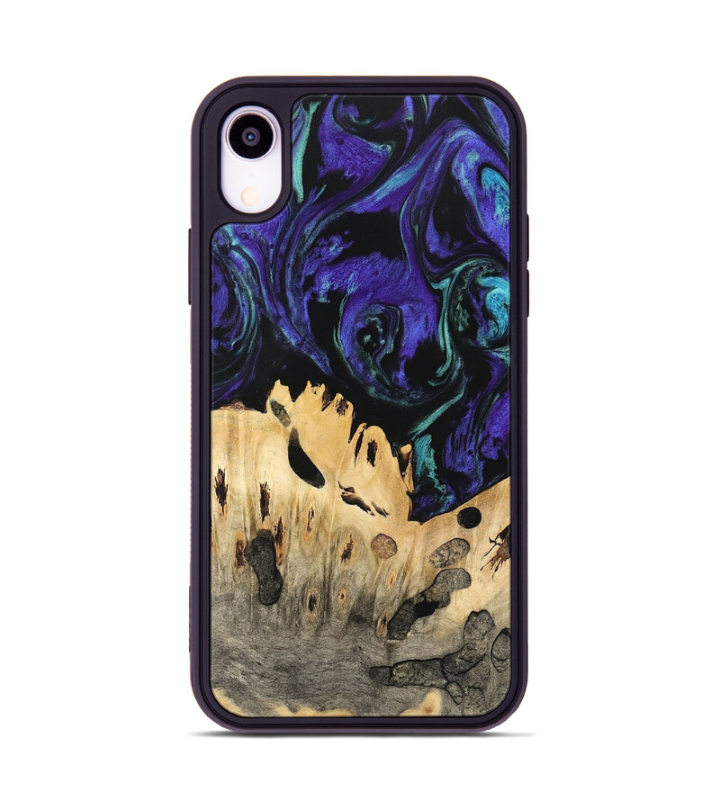 iPhone Xr Wood Phone Case - Giza (Purple, 741422)