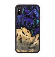 iPhone Xs Max Wood Phone Case - Giza (Purple, 741422)