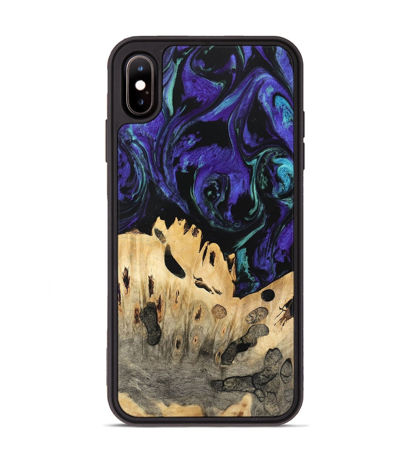 iPhone Xs Max Wood Phone Case - Giza (Purple, 741422)