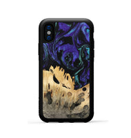 iPhone Xs Wood Phone Case - Giza (Purple, 741422)