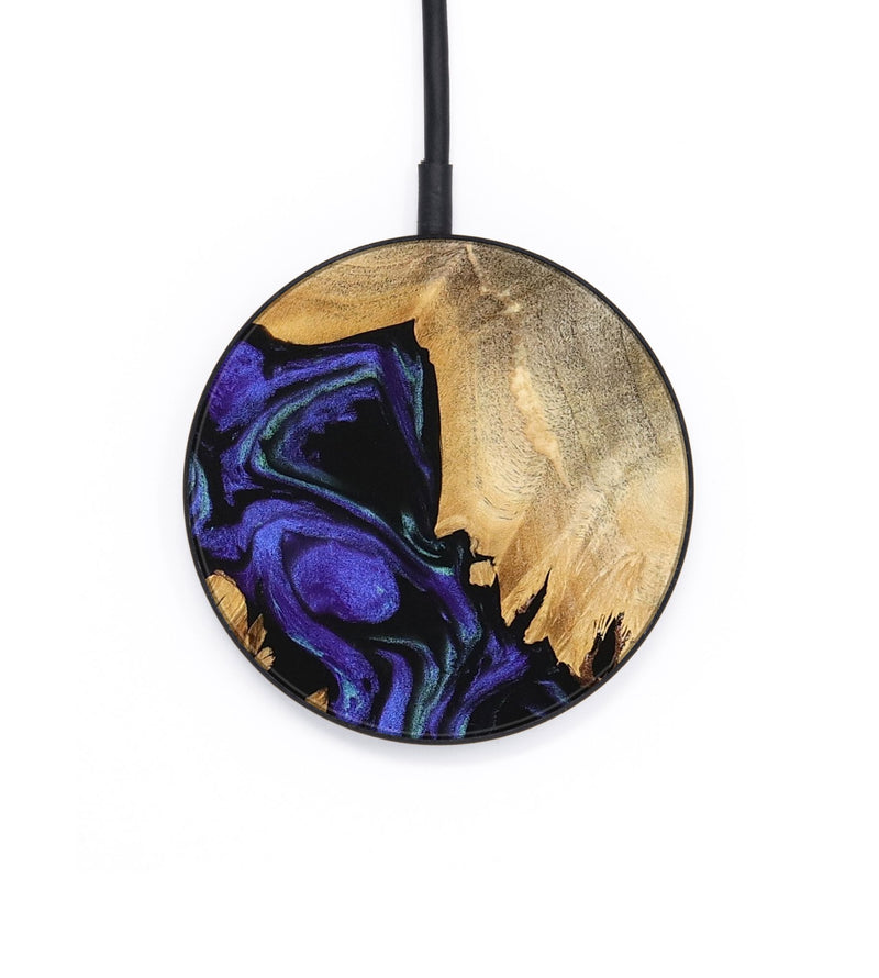 Circle Wood Wireless Charger - Tallou (Purple, 741423)