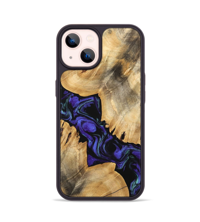 iPhone 14 Wood Phone Case - Tallou (Purple, 741423)