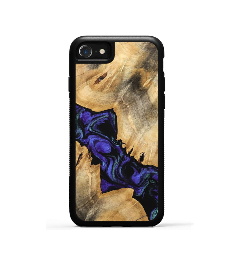 iPhone SE Wood Phone Case - Tallou (Purple, 741423)