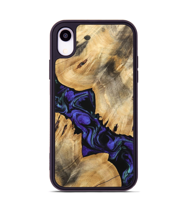 iPhone Xr Wood Phone Case - Tallou (Purple, 741423)