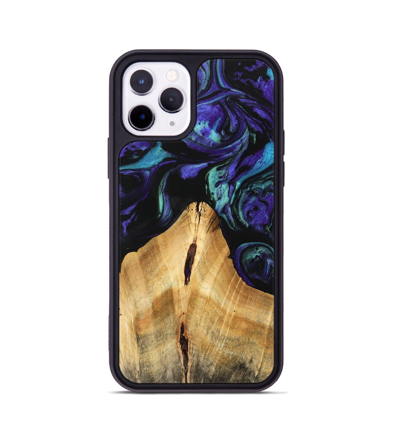 iPhone 11 Pro Wood Phone Case - Anatole (Purple, 741424)