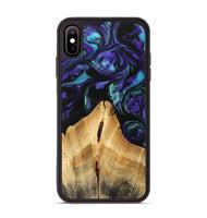 iPhone Xs Max Wood Phone Case - Anatole (Purple, 741424)