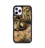 iPhone 11 Pro Wood Phone Case - Ismael (Black & White, 741427)