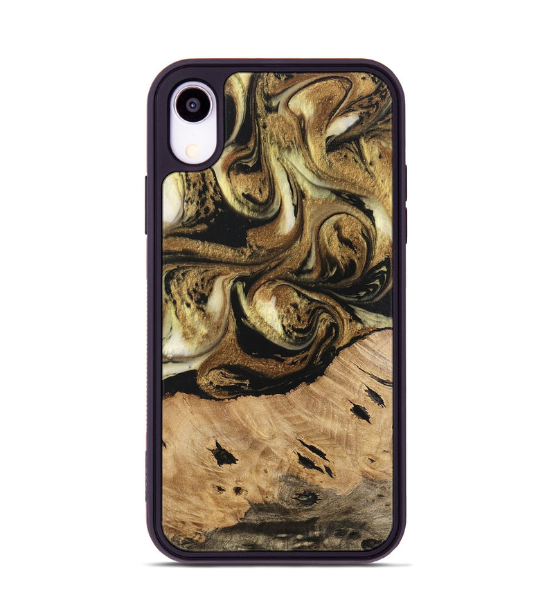 iPhone Xr Wood Phone Case - Ismael (Black & White, 741427)