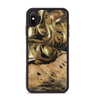 iPhone Xs Max Wood Phone Case - Ismael (Black & White, 741427)