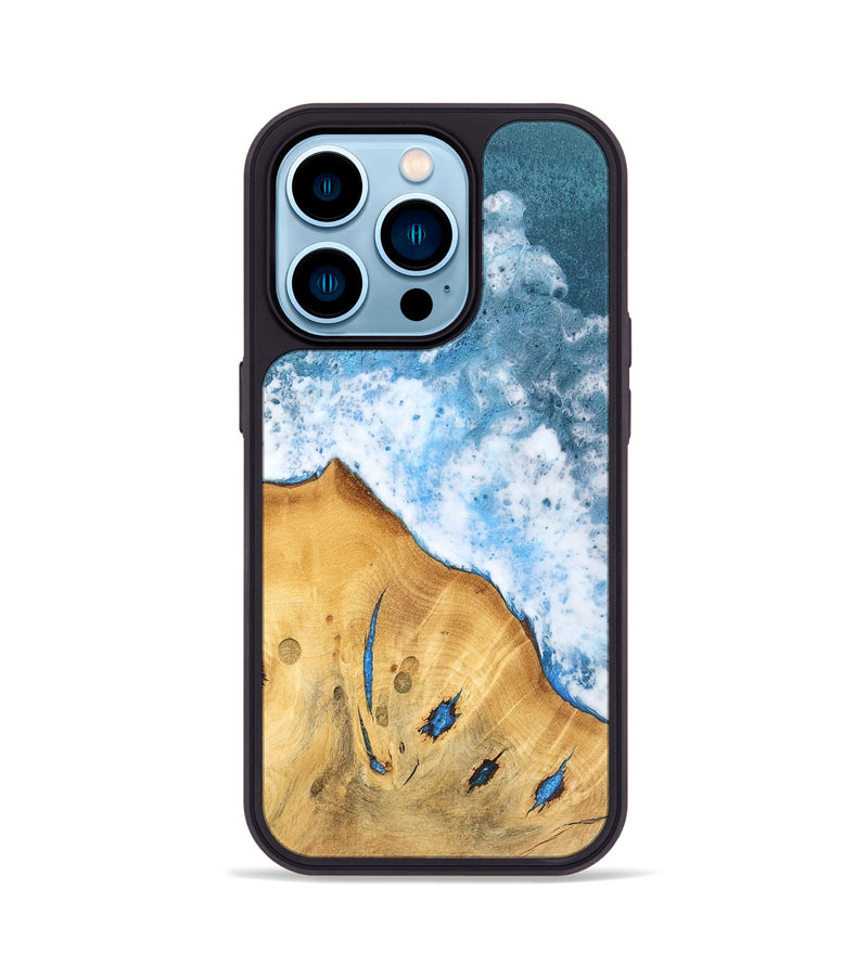 iPhone 14 Pro Wood Phone Case - Real (Coastal, 741429)