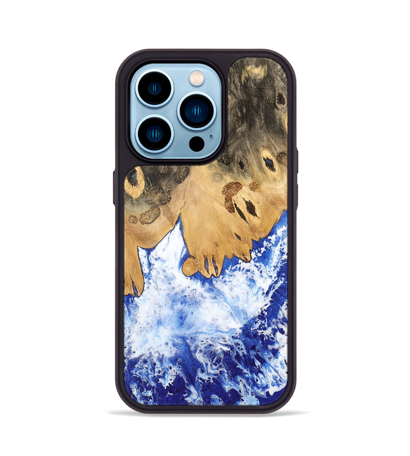 iPhone 14 Pro Wood Phone Case - Meagan (Coastal, 741431)