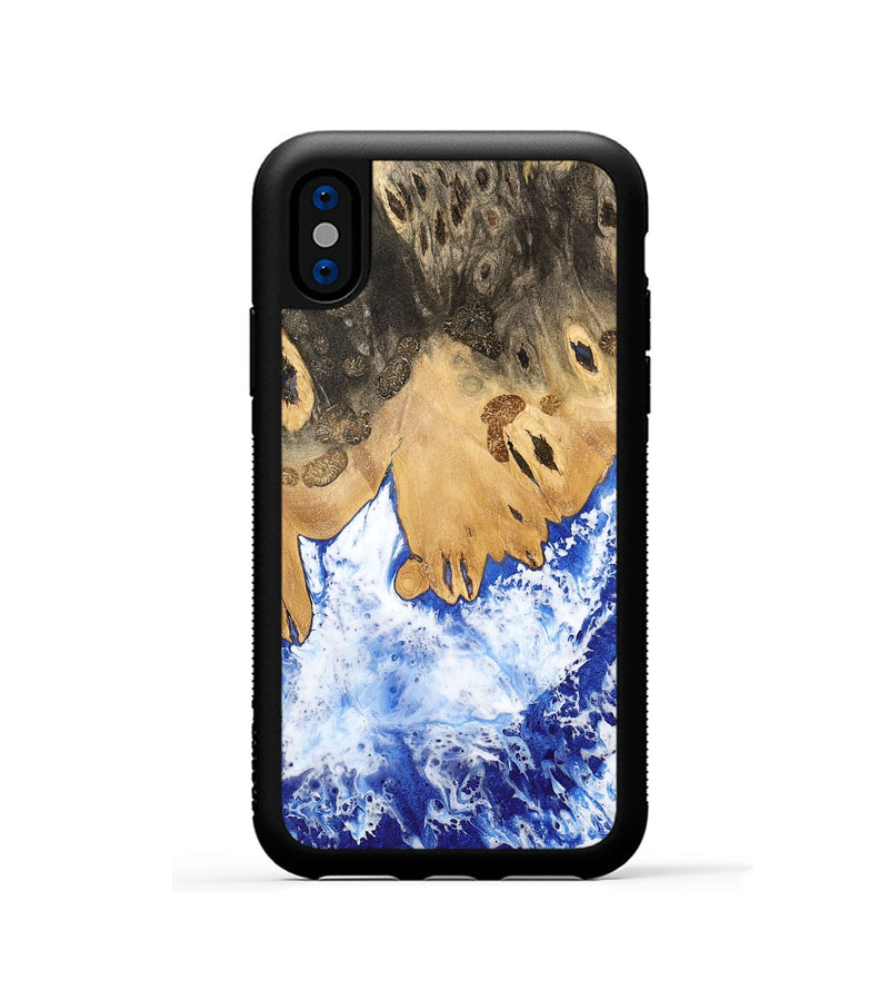 iPhone Xs Wood Phone Case - Meagan (Coastal, 741431)