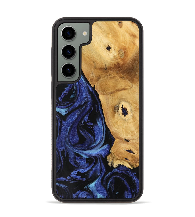 Galaxy S23 Plus Wood Phone Case - Amma (Blue, 741435)