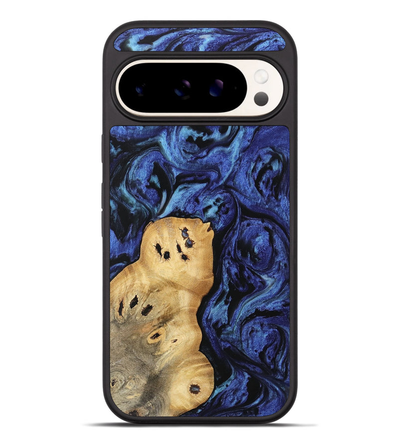 Pixel 9 Pro XL Wood Phone Case - Aisha (Blue, 741437)