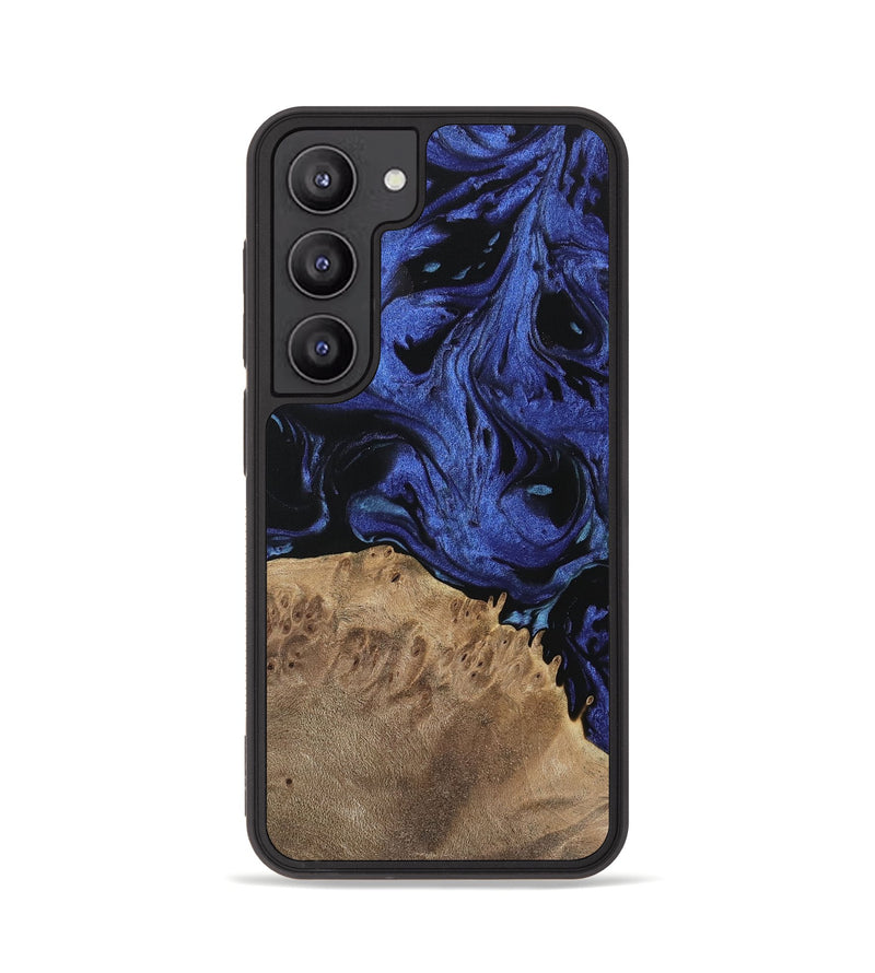 Galaxy S23 Wood Phone Case - Sonya (Blue, 741438)